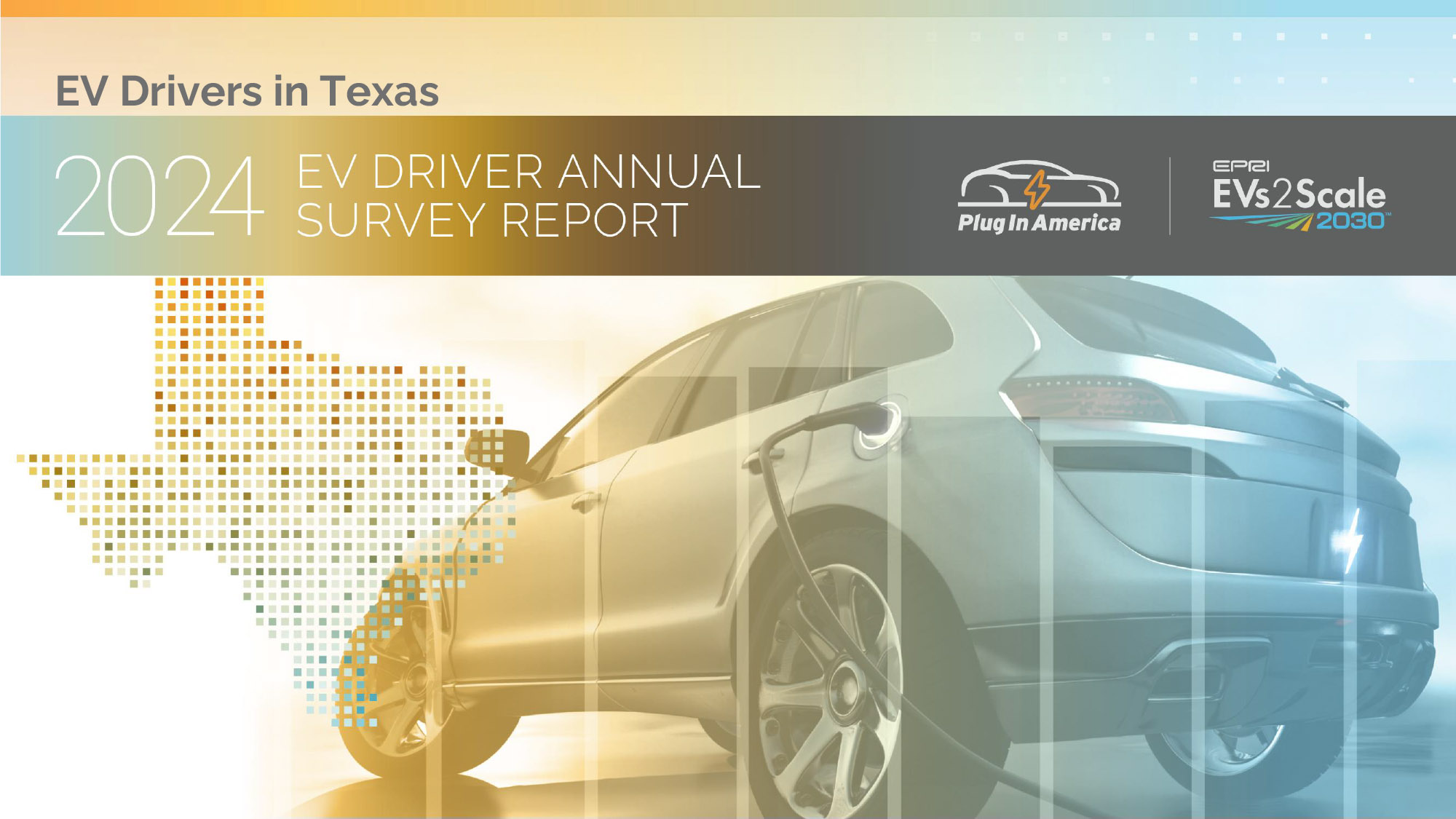 2024 Plug In America Texas EV Driver Annual Survey Cover