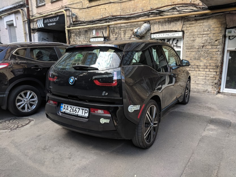 EVs spotted on the streets of Ukraine